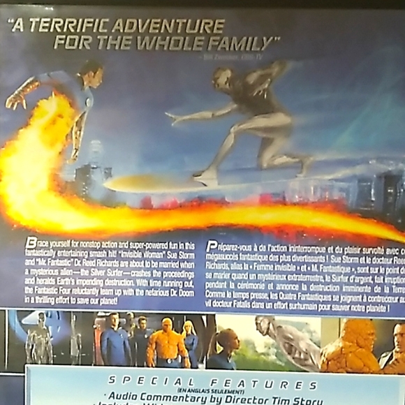 DVD MOVIE BUNDLE "FANTASTIC 4"- 2 MOVIES-2 DISKS - Picture 3 of 3